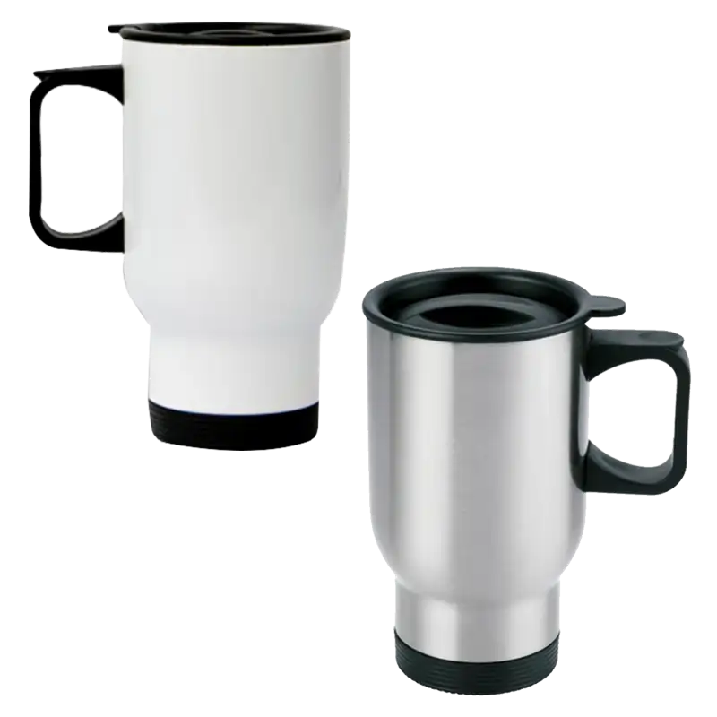 Jarra de Acero 16oz. Tipo Viajera (Caja de 5)