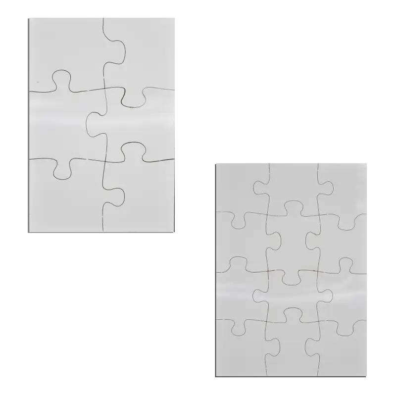 Rompecabezas de MDF Sublimable grosor de 3mm (Por caja) Color Make