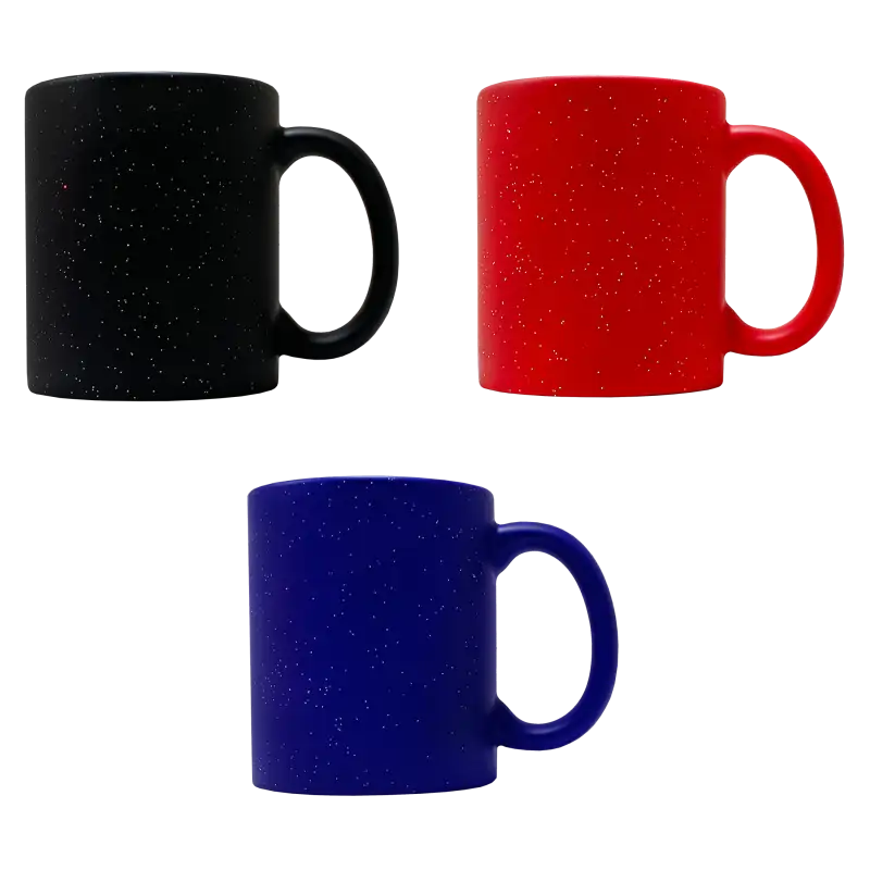 Taza de cerámica 11oz Mágica glitter (Caja de 36) Color Make