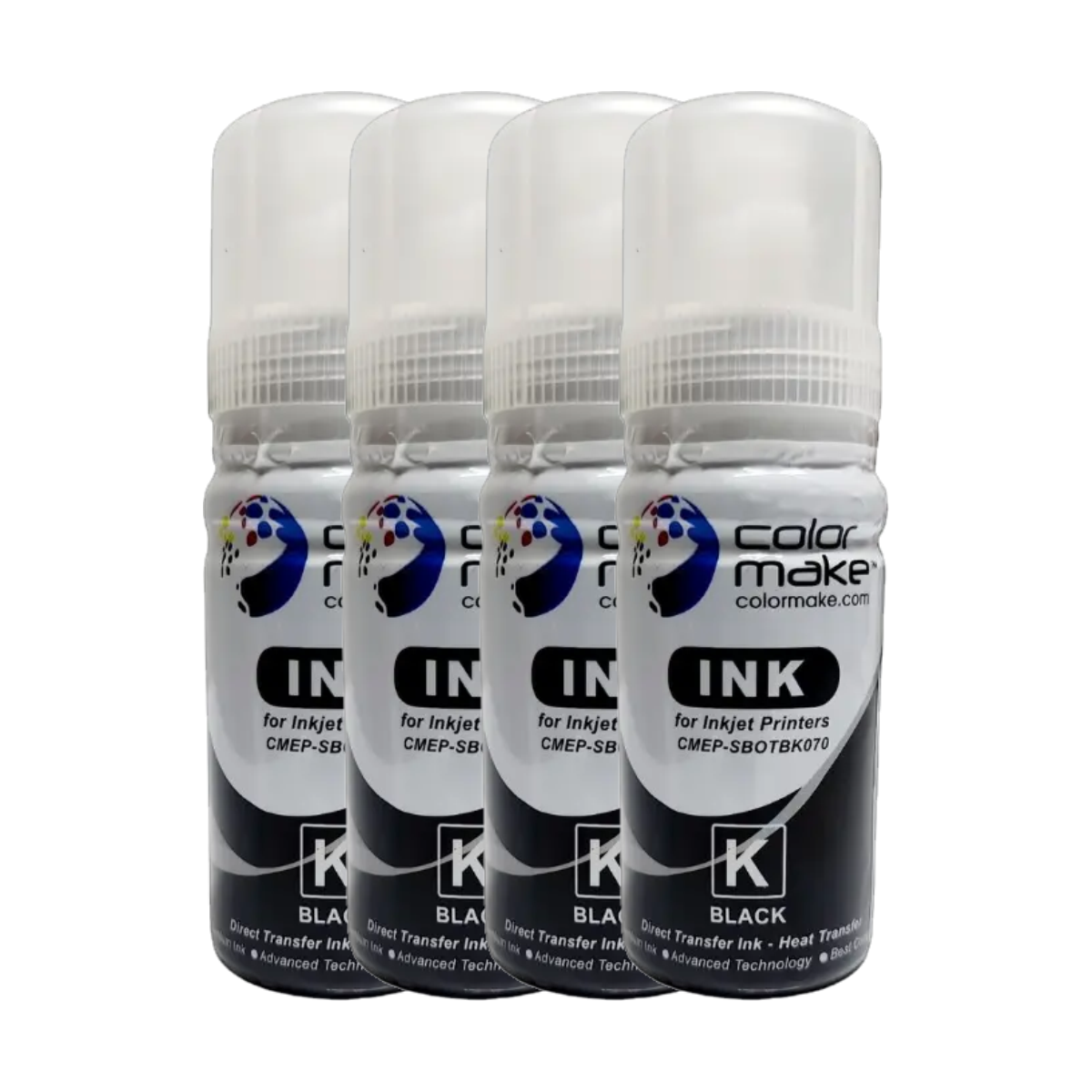 Tinta de sublimación bote de 70ml (Pack 4 Colores) Color Make