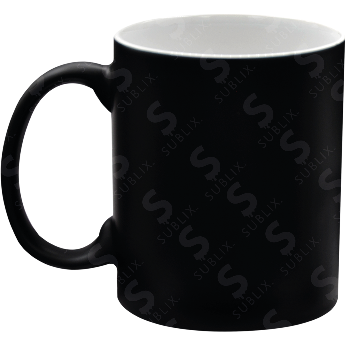 Taza de cerámica 11oz. Mágica color negro