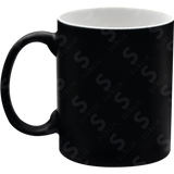 Taza de cerámica 11oz. Mágica color negro