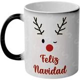 Taza de cerámica 11oz. Mágica color negro