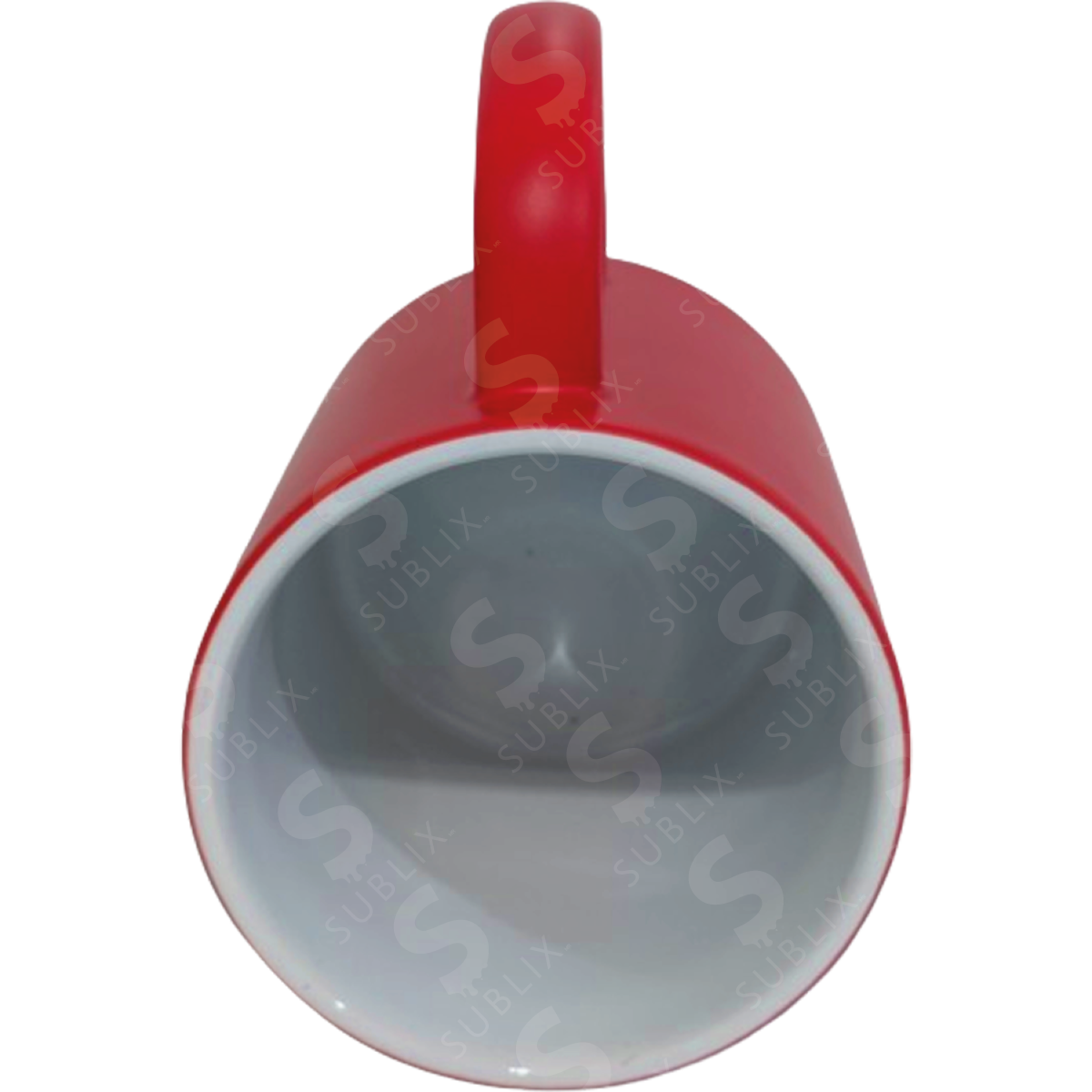 Taza de cerámica 11oz. Mágica color rojo