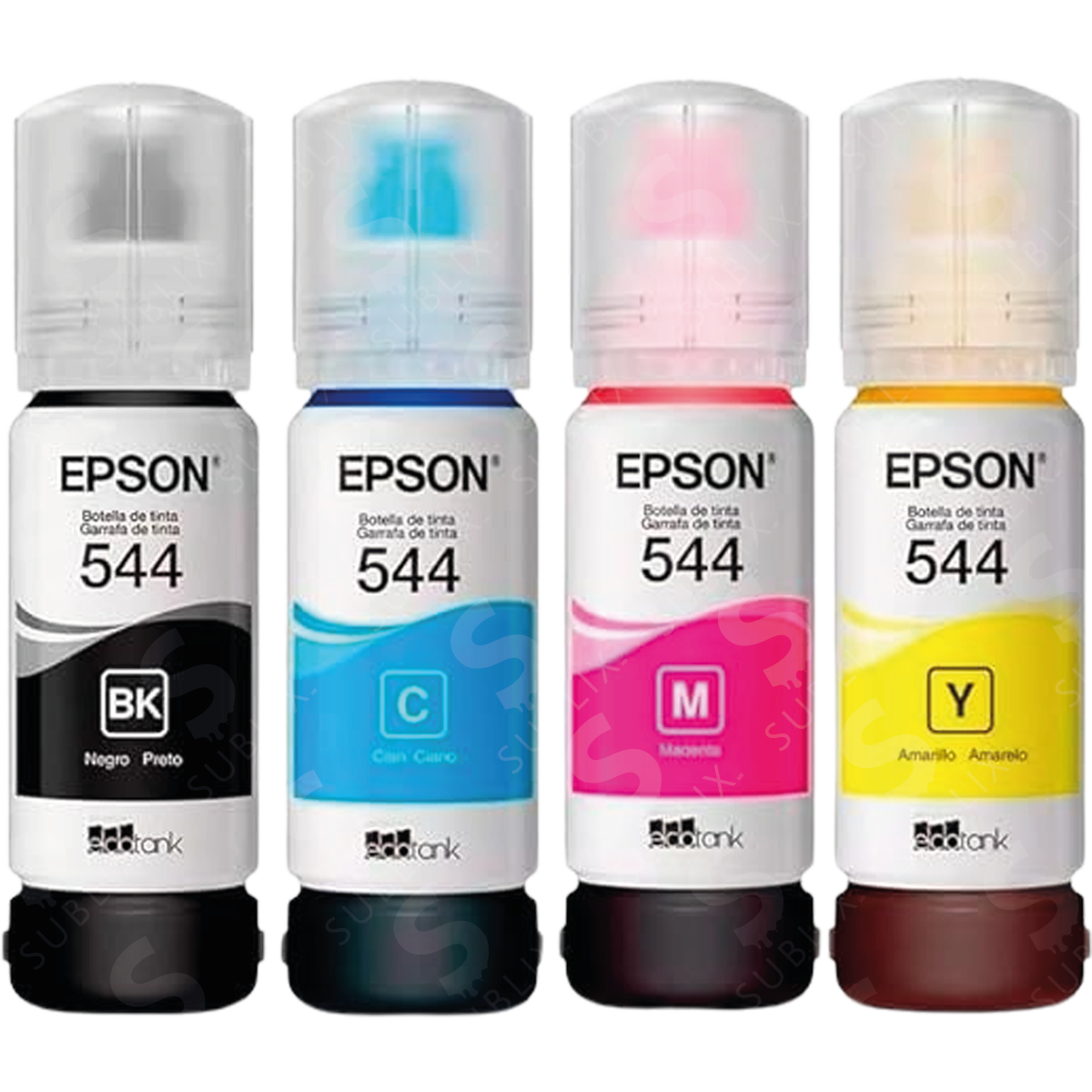 Kit Tinta T544 65 Ml CMYK Ecofit Original EPSON