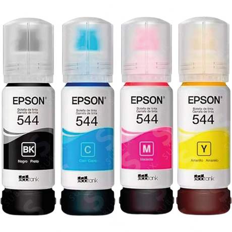 Kit Tinta T544 65 Ml CMYK Ecofit Original EPSON