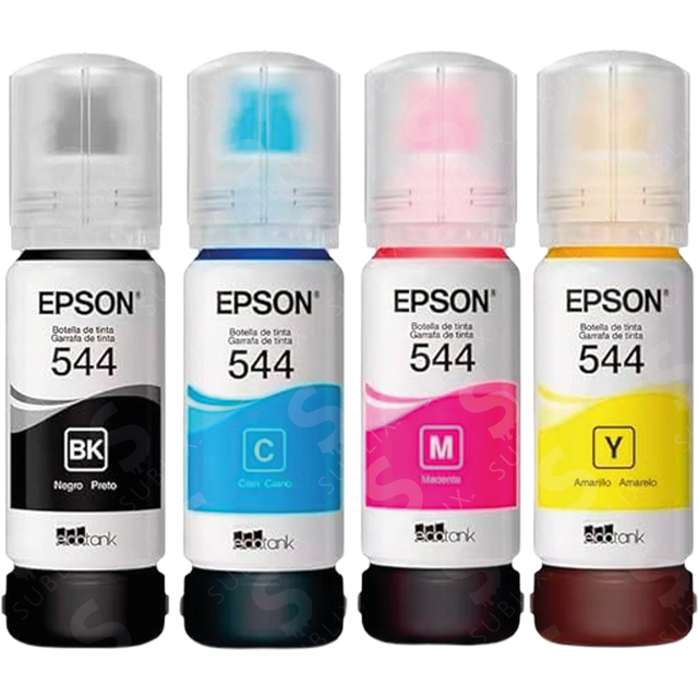 Kit Tinta T544 65 Ml CMYK Ecofit Original EPSON