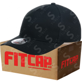 Gorra FitCap Adulto Modelo MEX No 025 Color Negro (Caja de 6 pzas)