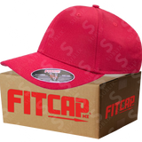 Gorra FitCap Adulto Modelo NU No 075 Color Rojo (Caja de 6 pzas)