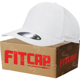 Gorra FitCap Adulto Modelo Zeta No 100 Color Blanco (Caja de 6 pzas)