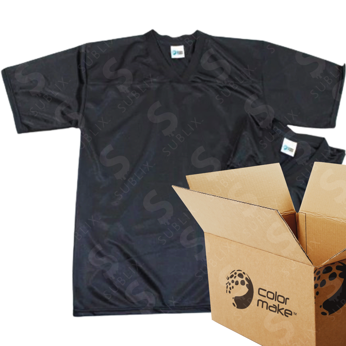 Jersey Aficionado Negro talla S (Caja de 3) Color Make