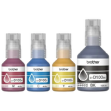 Kit 4 Tintas Brother Original Btd100 Cmyk Inkbenefit Tank