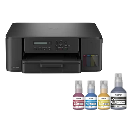 Kit 4 Tintas Brother Original Btd100 Cmyk Inkbenefit Tank