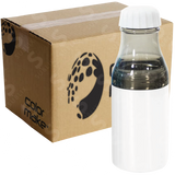 Botella de acero 500ml Blanca Cuello de plástico (Caja de 50) Color Make