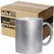 Taza de cerámica dorada y plateada. Reforzada (Caja de 36 pzas) Blue Heat