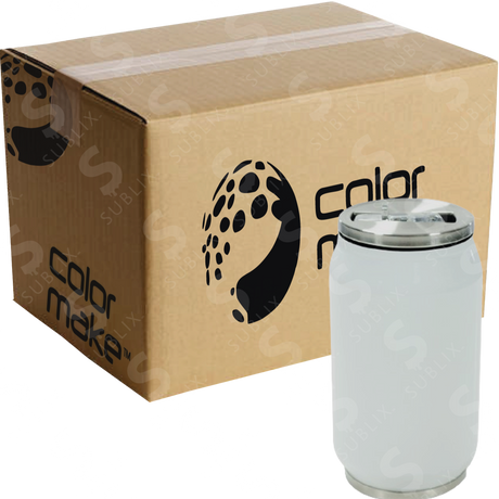 Lata de Acero 300ml Tipo Refresco  Blanco (Caja de 24)  Color Make