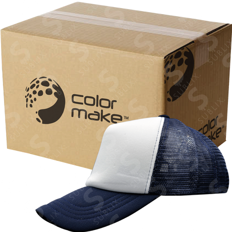 Gorras Trucker de Adulto Azul Marino (Caja de 50) Color Make