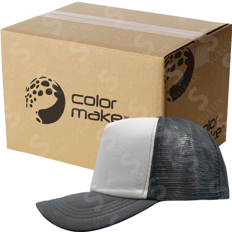 Gorras Trucker de Adulto  Gris (Caja de 50) Color Make