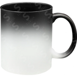 Taza de cerámica 11oz Mágica Color Negro Interior De Colores