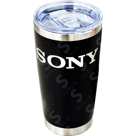 Termo Vaso de acero 600ml Maxi Negro Mate