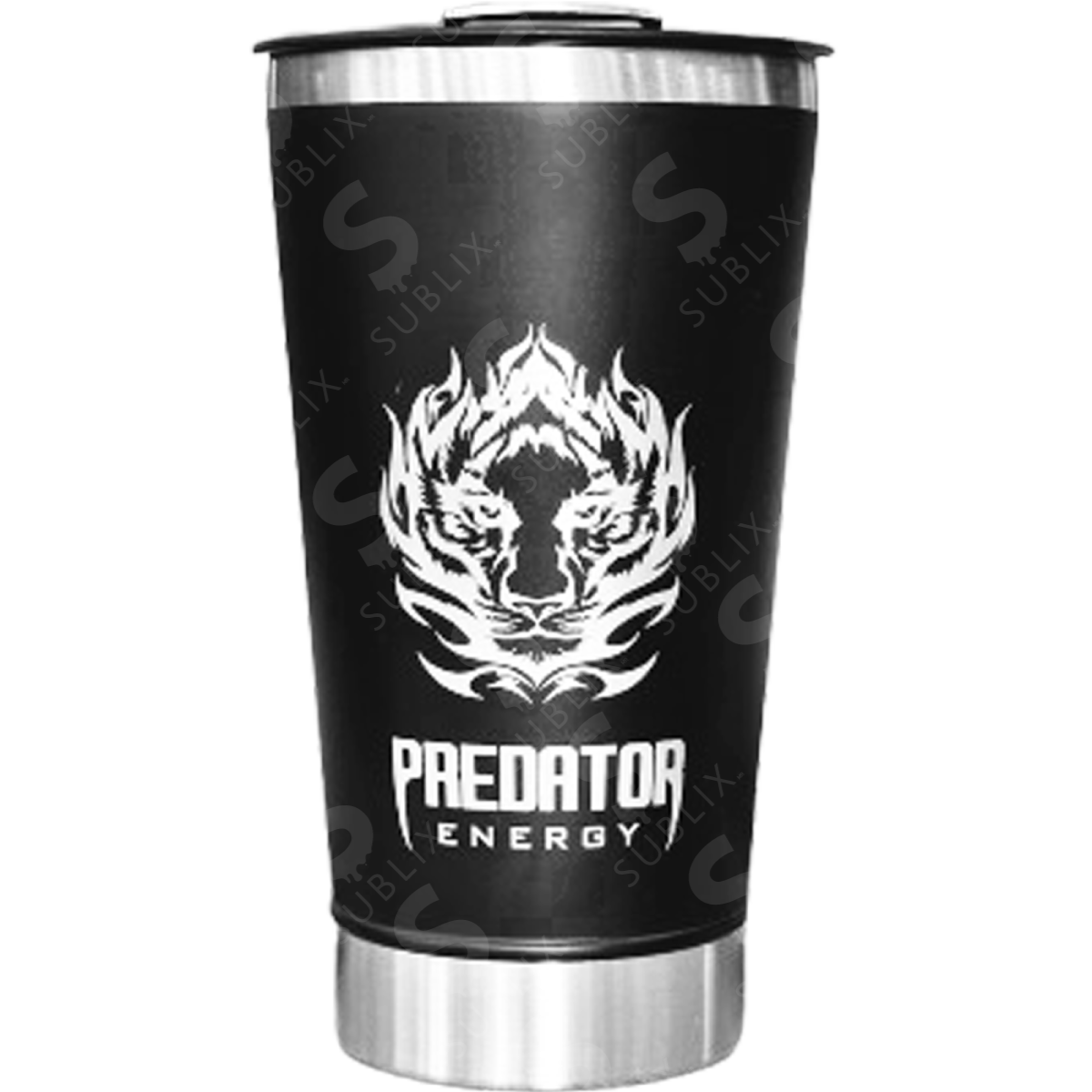 Termo Vaso de acero con destapador 600ml Toro Negro Mate