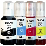 Kit Tintas T504 CMYK Ecofit Original EPSON
