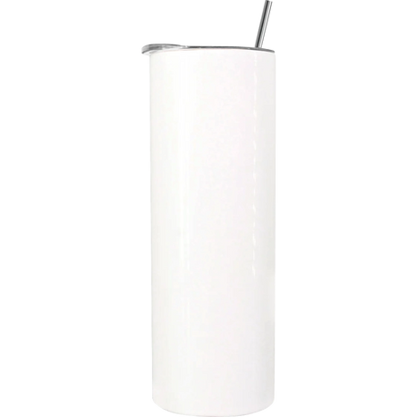 Vaso de Acero 20 oz. Cabos con Popote (Caja de 5 )