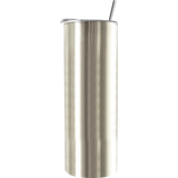 Vaso de Acero 20 oz. Cabos con Popote (Caja de 5 )