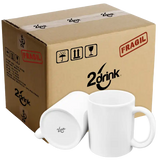 Taza de cerámica 11oz Blanca Premium AAA 2drink