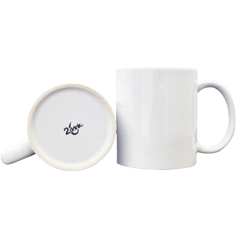 Taza de cerámica 11oz Blanca Premium AAA 2drink