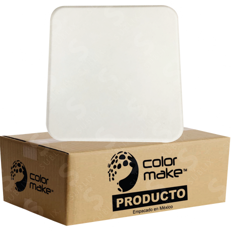 Portavasos ACRISUB HD Blanco 3mm (Caja con 25 pzas) Color Make