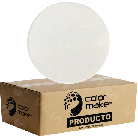 Portavasos ACRISUB HD Blanco 3mm (Caja con 25 pzas) Color Make