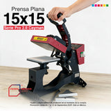 Serie PRO 2.0 Cayman Prensa Plana 15 × 15 cm 110 V Color Make
