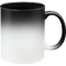 Taza de cerámica 11oz Mágica Color Negro Interior De Colores  (Caja de 6)