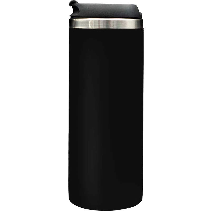 Termo Vaso de acero 450ml Milan Negro Mate (Caja de 5)