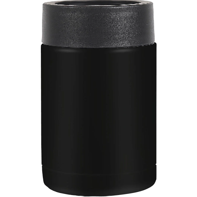 Porta Lata Hanna Negro Mate (Caja de 5)