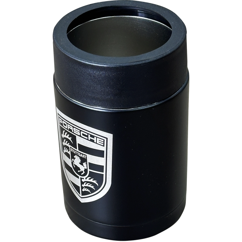 Porta Lata Hanna Negro Mate (Caja de 5)