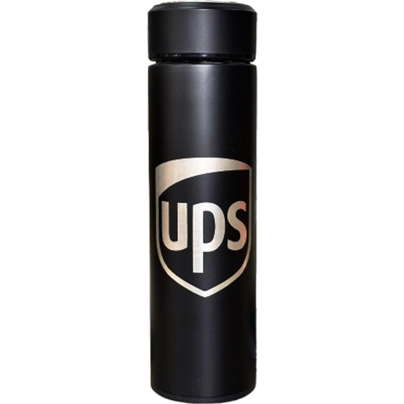 Termo Vaso de acero 500ml Roof Negro Mate (Caja de 5)