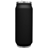Termo Lata de acero 500ml Foro Negro Mate (Caja de 5)
