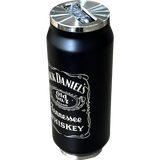 Termo Lata de acero 500ml Foro Negro Mate (Caja de 5)