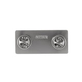 PLACA METÁLICA CON GRABADO - PLATA