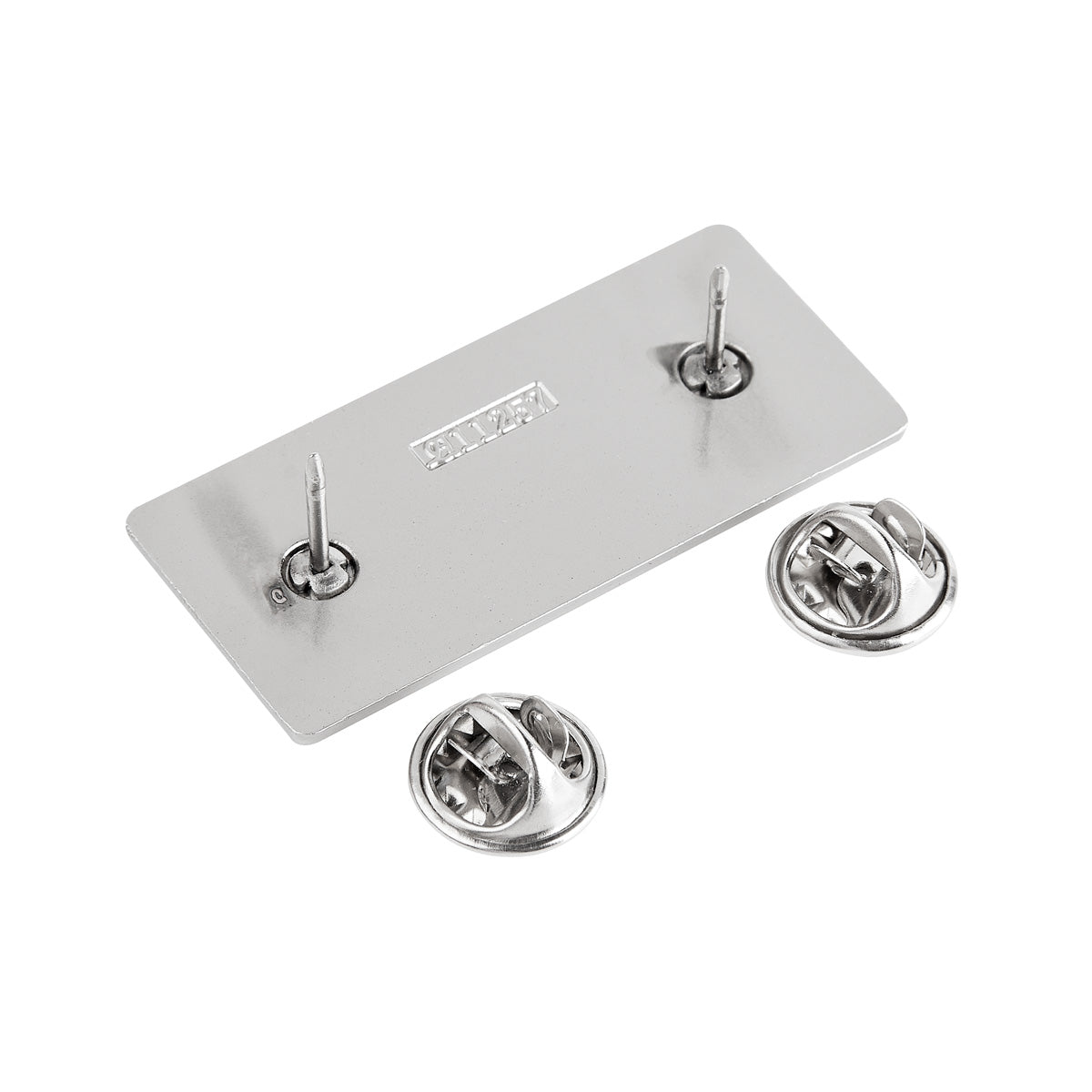 PLACA METÁLICA CON GRABADO - PLATA