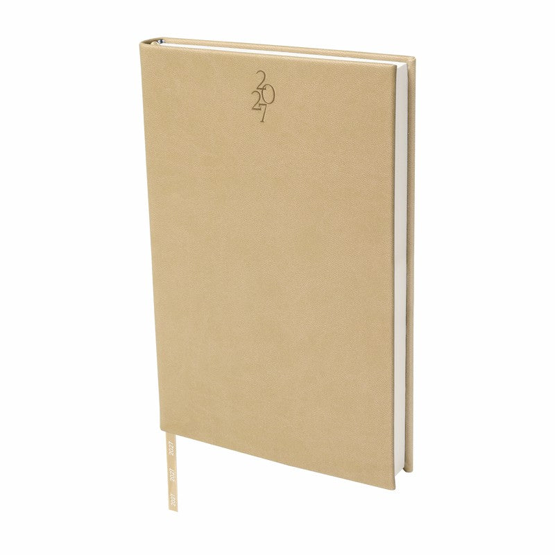 AGENDA DIARIA CLÁSICA 2027 - BEIGE
