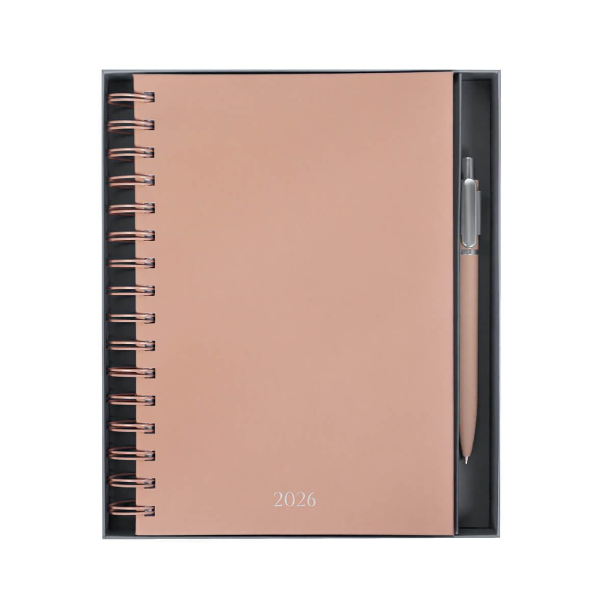 AGENDA DIARIA LETTE 2026 - ROSA