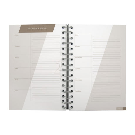 AGENDA DIARIA LETTE 2027 - GRIS