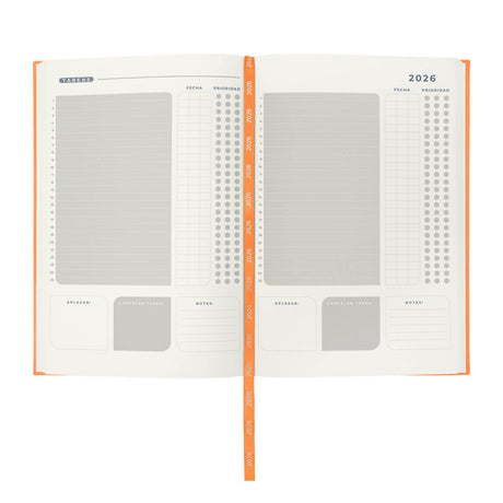 AGENDA DIARIA TERRA 2026 - NARANJA