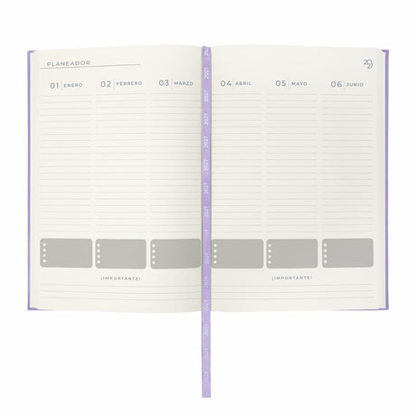 AGENDA DIARIA TERRA 2027 - MORADO