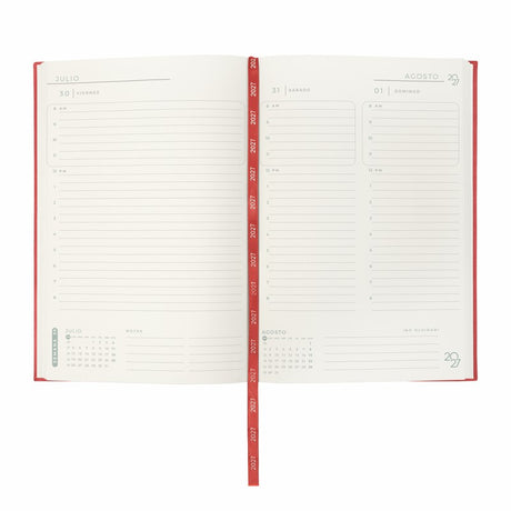 AGENDA DIARIA TERRA 2027 - ROJO