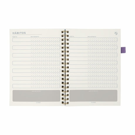 AGENDA SEMANAL TERRA 2027 - MORADO