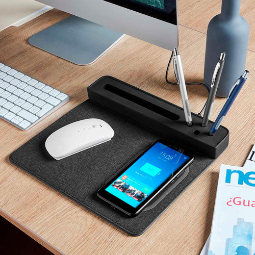 CARGADOR MOUSE PAD AGADIR - NEGRO